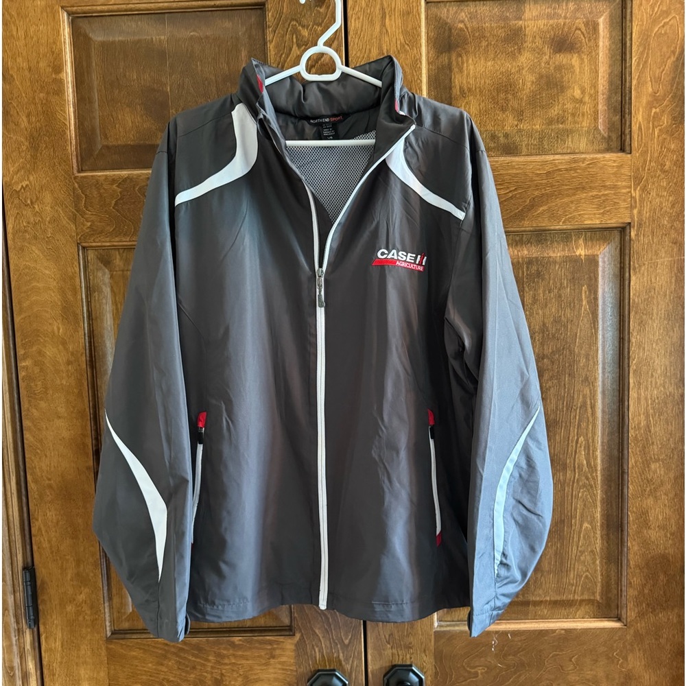 North End Sport "CASE IH" Full Zip Windbreaker - Men's Size Large